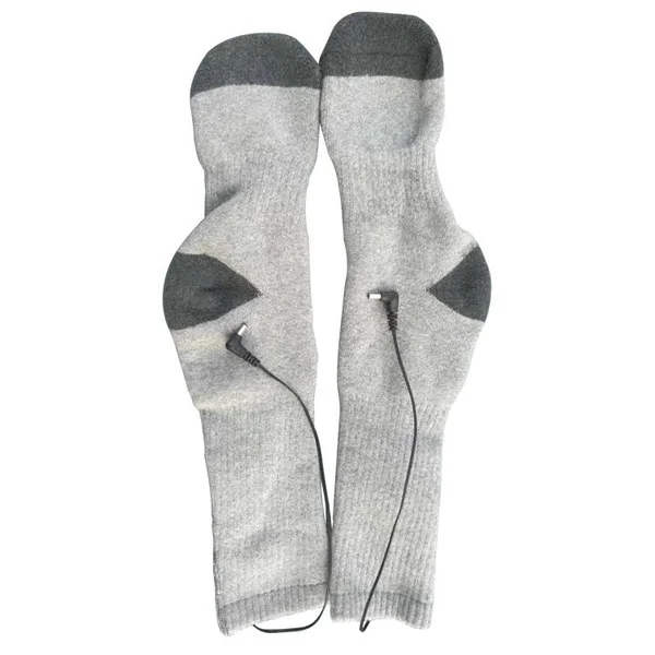 electrically Heated Socks and Warmer S - Black