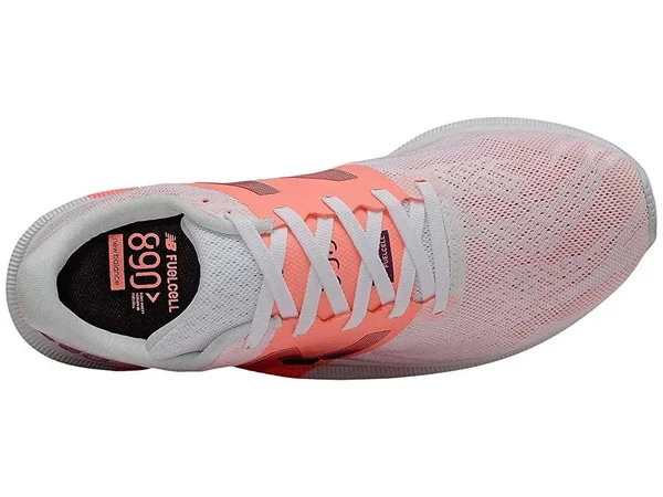 New Balance Women's FuelCell 890v8 Running Shoe, Moondust/Ginger Pink