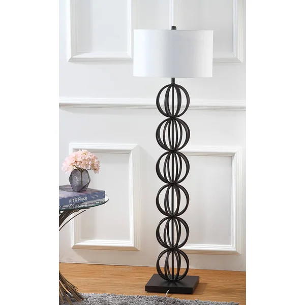 Safavieh Suzie Sphere Floor Lamp - Black