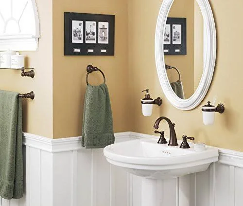 Moen YB5486ORB Kingsley Towel Ring, Oil Rubbed Bronze