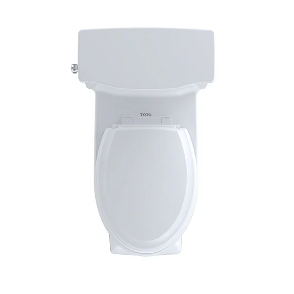 Toto Promenade II One-Piece Elongated 1.28 GPF Toilet with CeFiONtect and Right-Hand Trip Lever, Cotton White (MS814224CEFRG#01)
