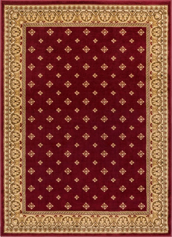 Well Woven Barclay Hudson Terrace Red Transitional Area Rug 5&3x22 Round