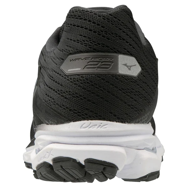 Mizuno - Women's Wave Rider 23 D (Wide) Running Shoe - Dark Shadow, Size 7