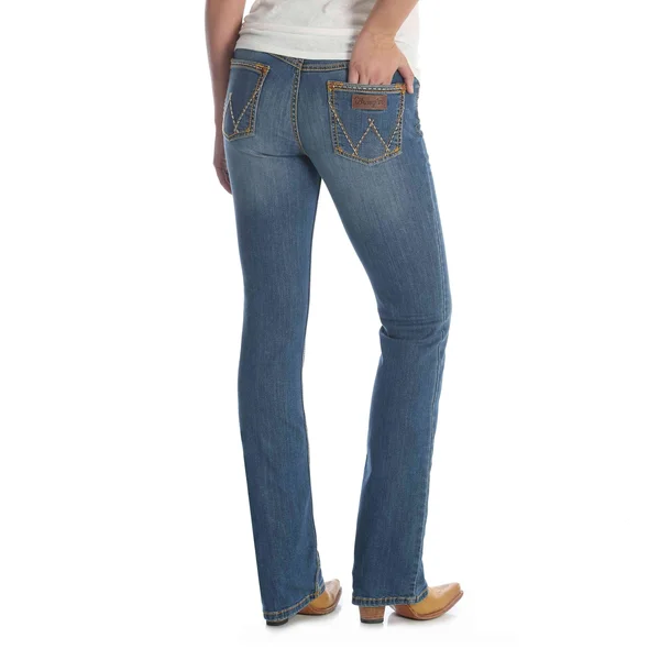 Wrangler Retro Women's Mae Mid Rise Boot Cut Jeans