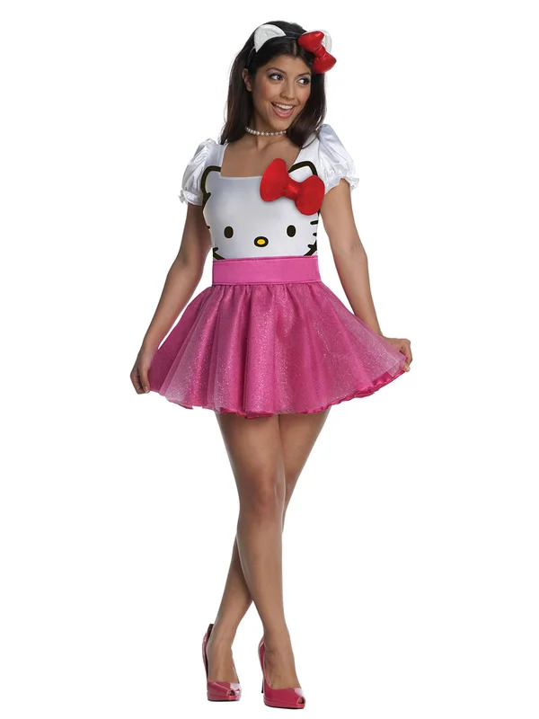 Hello Kitty Pink Adult Costume