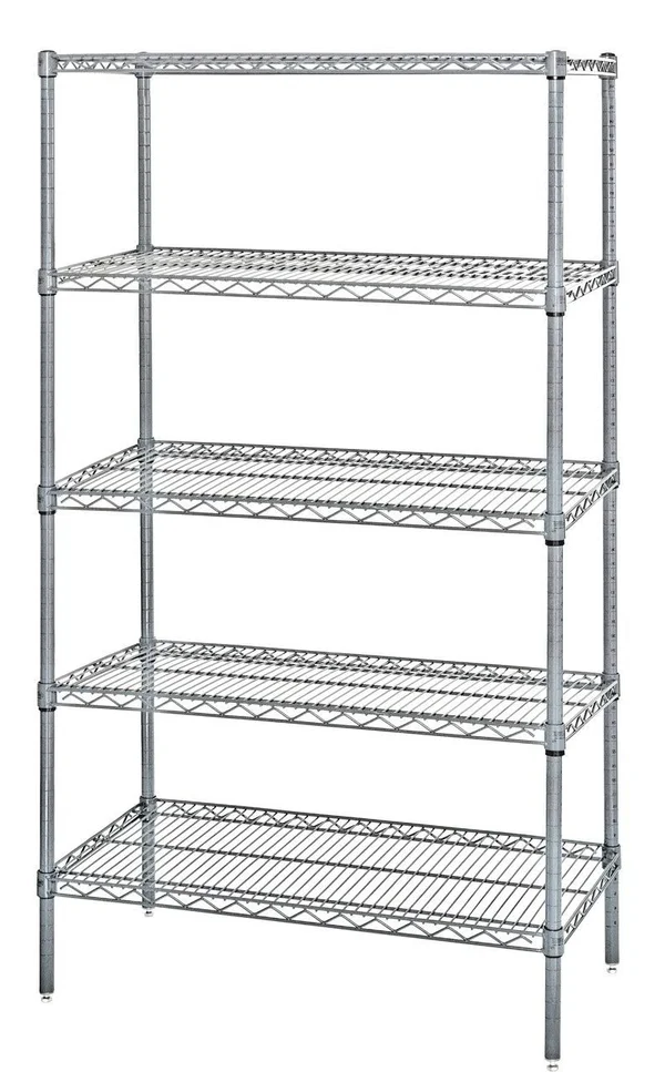Quantum Storage Systems - 21 inch x 48 inch x 54 inch Stainless Steel 5-Shelf Unit - WR54-2148S-5