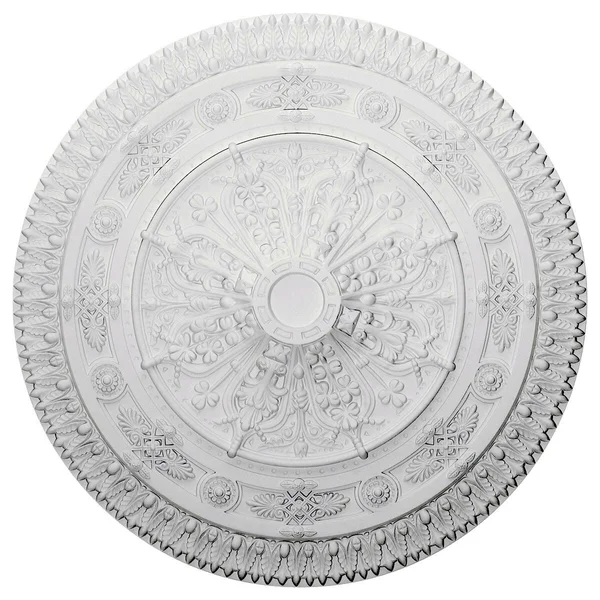 37 1/2x22OD x 3 3/8x22P Naple Ceiling Medallion (Fits Canopies Up to 3 3/8x22) Ekena Millwork Finish: Painted Turtle Crackle