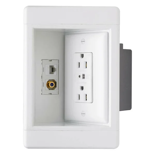 Pass & Seymour TV1W-TVSSW - Recessed TV Box 1G TVSS White