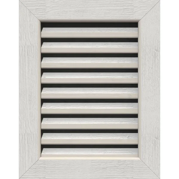 Ekena Millwork GVWVE32X1801RFPWR 32x22W x 18x22H Vertical Gable Vent (37x22W x 23x22H Frame Size): Primed, Functional, Rough Saw