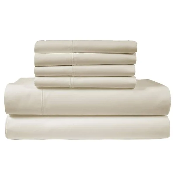 Hotel Signature 800TC 100% Supima Cotton Sateen King Sheet Set in Tan