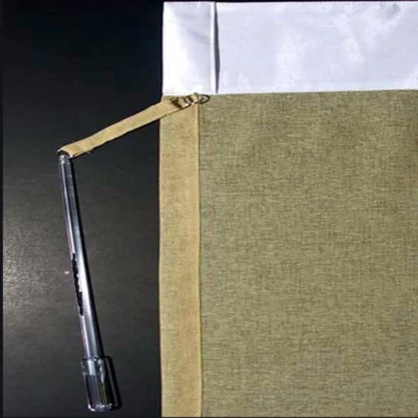 Lucerne Wanda Pleat Back Tab Curtain Panel Pair - Custard - 63 Inches - 104 x 63