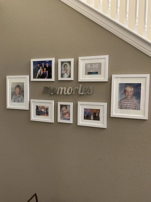 Memories - Metal Cut Sign 22x4in