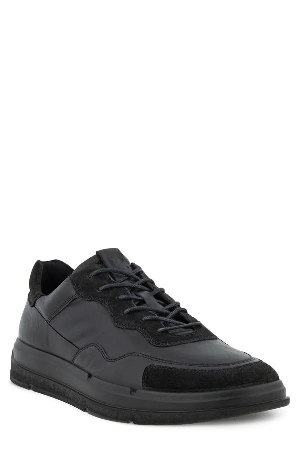 Men's Ecco Soft x Sneaker, Size 10-10.5Us - Black
