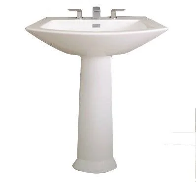 Toto Lpt962#11 Soiree Pedestal Lavatory - Single Hole in Colonial White