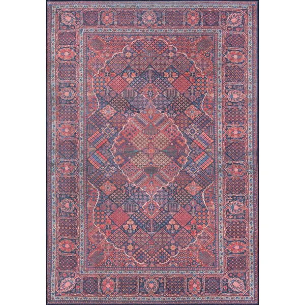 Momeni Afshar Area Rug, Navy, 5& x 7&6x22