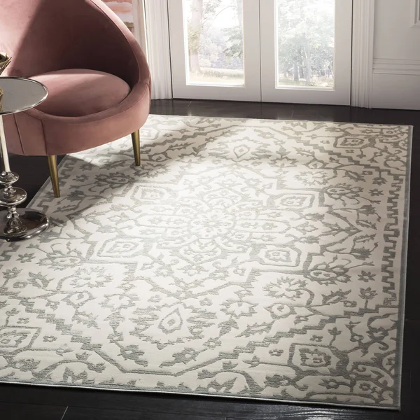 Safavieh Noble Nbl691-7680 8&0x22 x 10&0x22 Light Blue - Ivory Area Rug