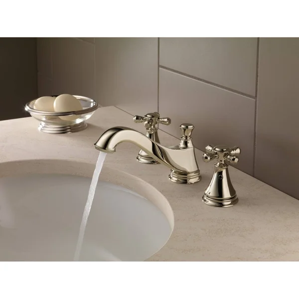 Delta H295PN Polished Nickel Cassidy Cross Bath Faucet Bidet Handles