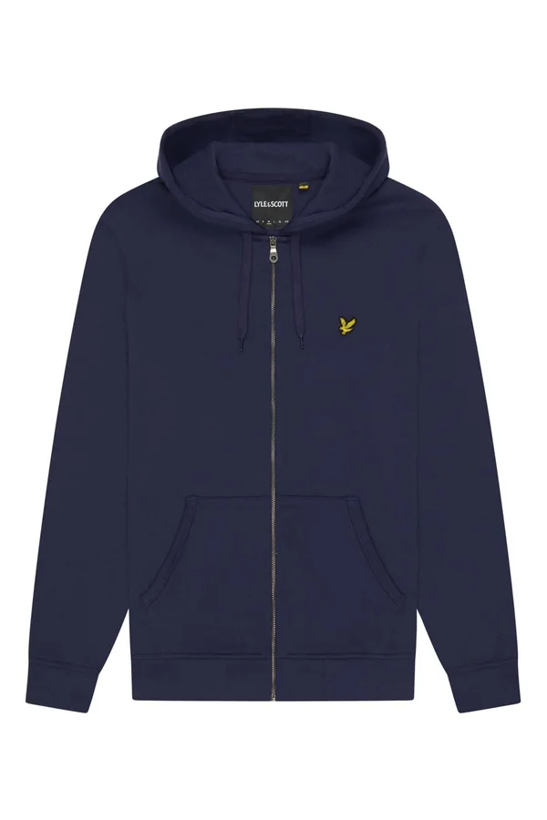 Lyle & Scott Vintage Zip Through Hoodie Navy Size: Size 3XL