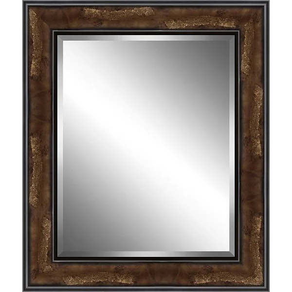 Ashton Wall D Cor Llc Plate Accent Mirror - Brown