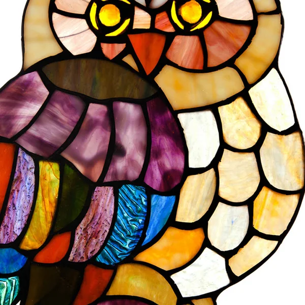 River of Goods 11x22H Stained Glass Hoot&s Owl Window Panel