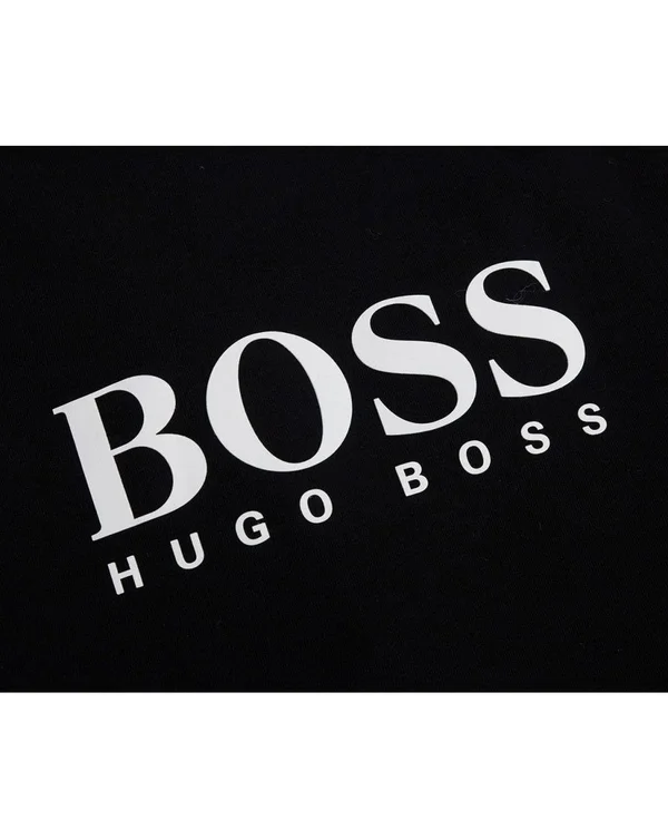 Boys Boss Logo T-Shirt - Black