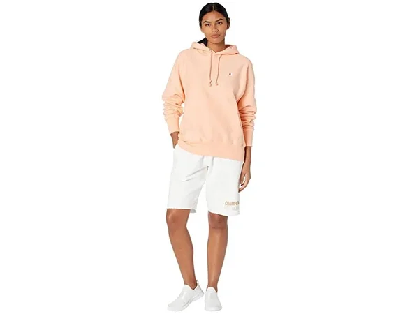 Champion Life REVERSE Weave Cut-Off Shorts - White - Casual Shorts