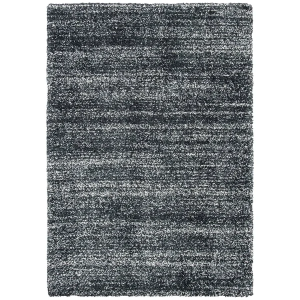 Hudson Shag SGH295F Dark Grey, Ivory - 2-3 x 8