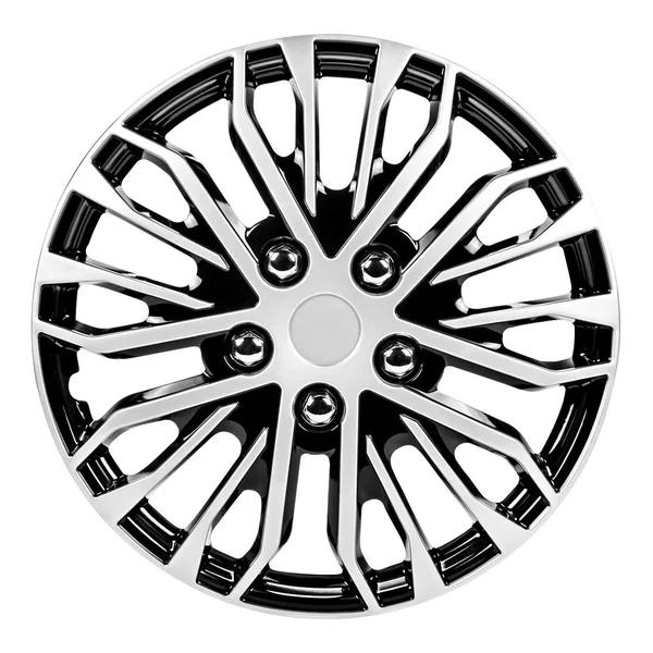 Pilot Automotive WH141-16S-B 16 inch Apex Black and Silver Universal Hubcap Wheel Covers for Cars - Set of 4, Fits Toyota Volks