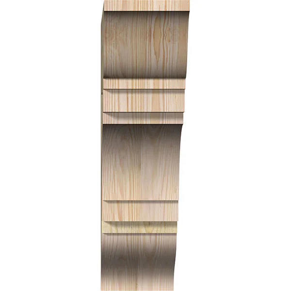 6x22W x 22x22D x 22x22H Merced Traditional Rough Sawn BRACKET, Douglas Fir