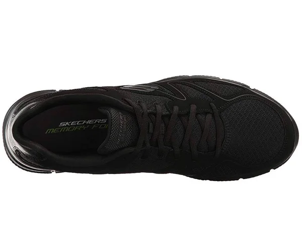 Skechers Sport Men's Satisfaction Flash Point Oxford, Black