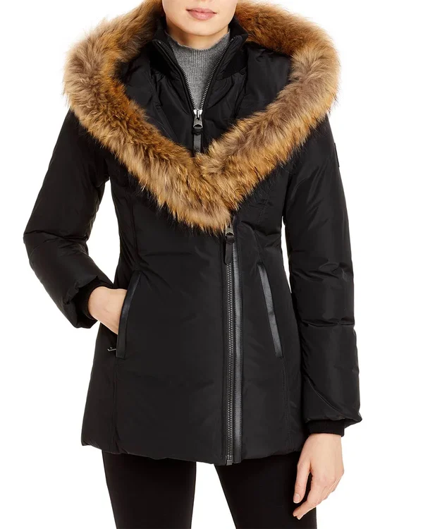 Mackage Adali Fur Trim Down Coat 3764609 - x Small - Black