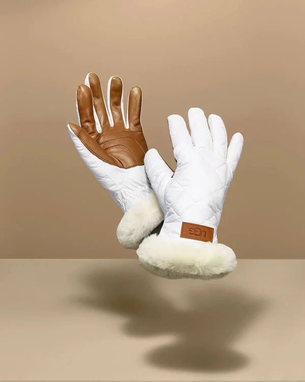 Ugg Quilted Performance Gloves - Black