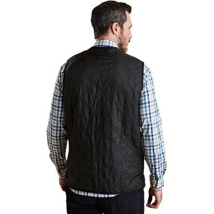 Barbour Polarquilt Waistcoat Zip-In Liner Vest - Men's Black - XXL