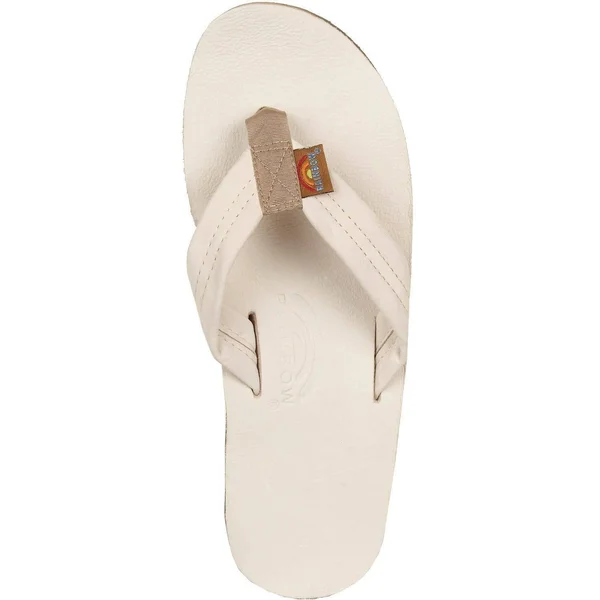 Rainbow Sandals Men's Premier Leather Double Layer Arch Sandal, Dark Brown, Large