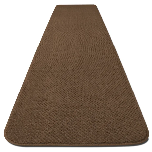 House - Home and More Skid-Resistant Carpet Runner - Toffee Brown - 22 ft. x 27 in. - Many Other Sizes to Choose from