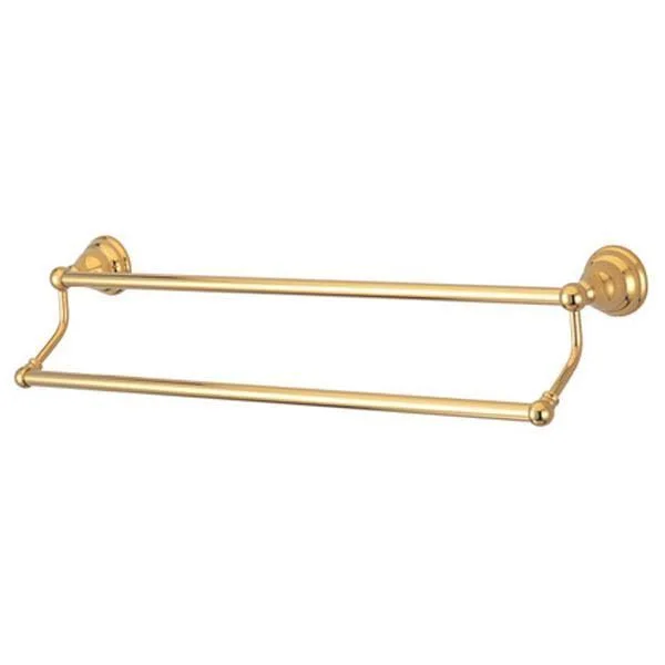 Kingston Brass BA5563C Royale 24x22 Dual Towel Bar, Polished Chrome