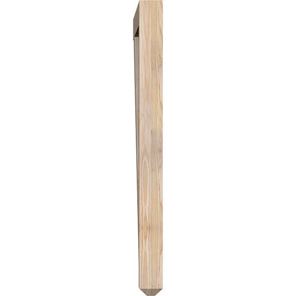 Ekena Millwork BKT04X38X44THR04SDF 3 1/2x22W x 38x22D x 44x22H Thorton Craftsman Smooth BRACKET, Douglas Fir