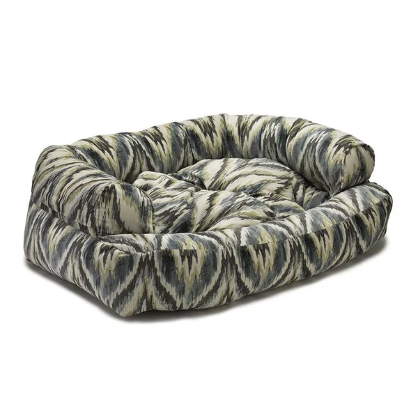 Snoozer Overstuffed Luxury Dog Sofa - Size: Small, Tempest Spring