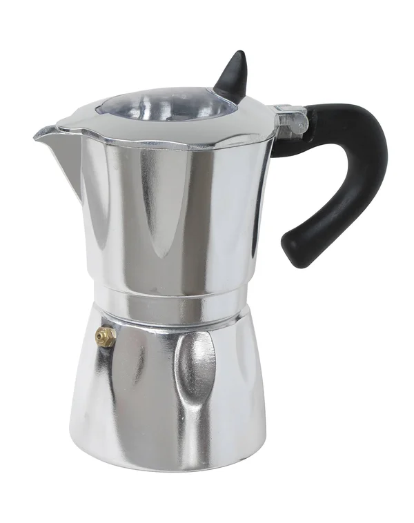 Cuisinox Aluminum Vista Espresso Coffeemakers with Window - Size: 9 Cup