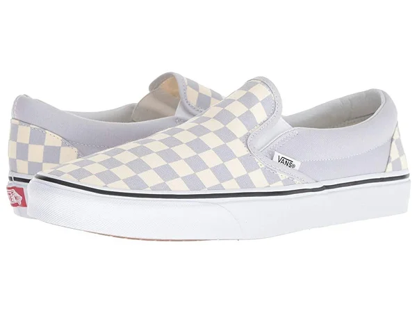 Vans Checkerboard Slip-On (Gray Dawn/True White) 9