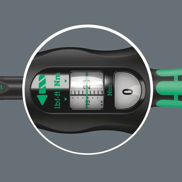 Wera 3/8x22 Adjustable Torque Wrench with Reversible Ratchet 20-100 NM