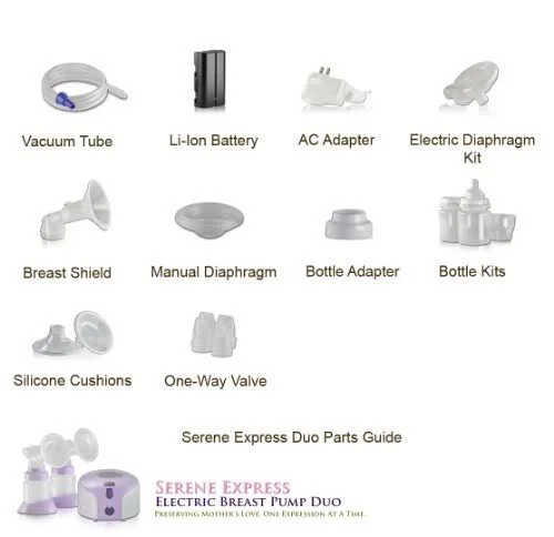 Rumble Tuff Duo Electric Breast Pump, Serene Express