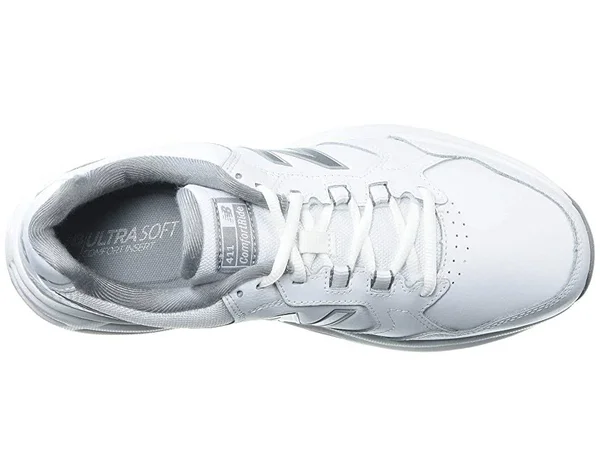New Balance Men's 411 Walking Shoes, Wide - White