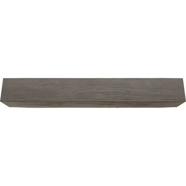 Ekena Millwork BMSD2C0080X060X120HD 8x22W x 6x22H x 10&L 2-Sided (L-beam) Sandblasted Endurathane Faux Wood Ceiling Beam, Natura