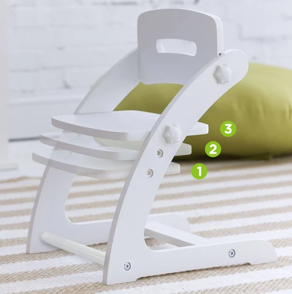 Little Partners Grow with Me Chairs (Set of 2) in Natural