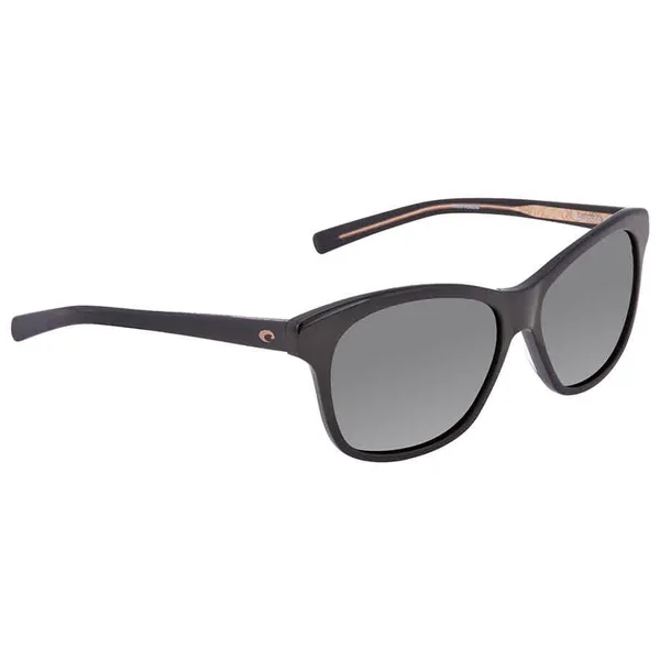 Costa Del Mar Sarasota Sunglasses Shiny-Black Gray 580G