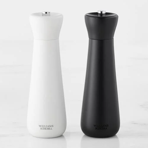 Williams Sonoma Wood Salt Mill - White, Williams Sonoma