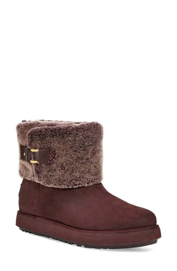 Ugg Women's Classic Berge Mini Suede in Brown - Size 9