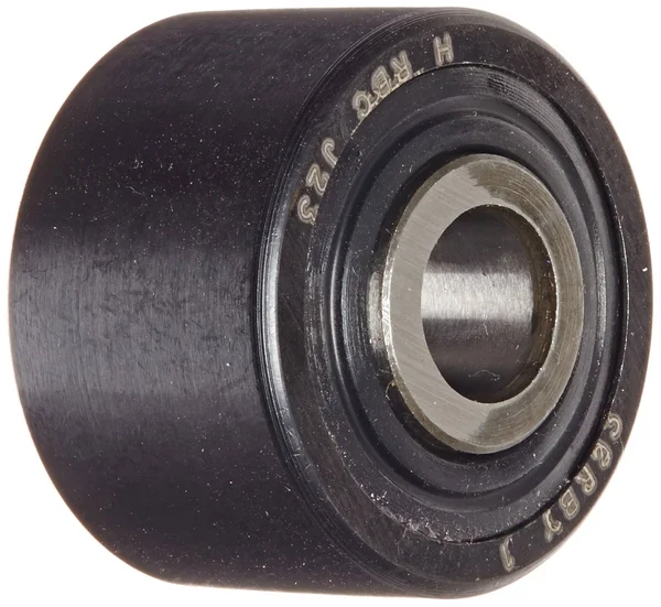 RBC Cam Follower CRBY1 1.000x22 OD x 0.3125x22 ID, Yoke Type (without Stud), RBC Roller Cylindrical Roller Design, Crowned Outer