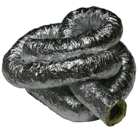 Rubber-Cal HVAC Insulated-Flex Ducting VENTILATION Duct Hose - 6-Inch by 25-Feet